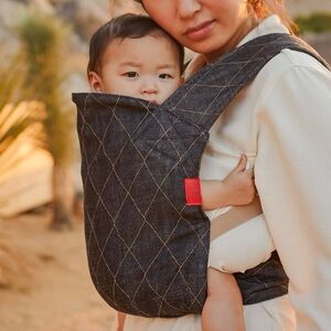 Sakura Bloom Scout Carrier in Dark Blue Denim